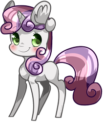 Size: 716x848 | Tagged: safe, artist:tidalwav-3, derpibooru import, sweetie belle, chibi, solo