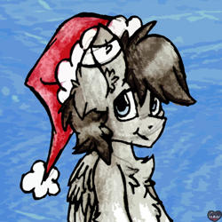 Size: 620x620 | Tagged: safe, artist:iroxykun, oc, oc only, oc:etchasketch, christmas, icon