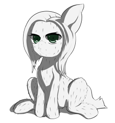 Size: 1200x1280 | Tagged: safe, artist:littlebrownzebraicarus, oc, oc only, oc:ariel, /mlp/, female, solo, strange waifus