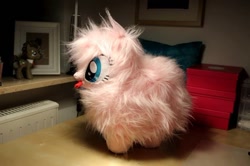 Size: 720x479 | Tagged: safe, artist:erdbeerprinz, oc, oc only, oc:fluffle puff, irl, photo, plushie, solo