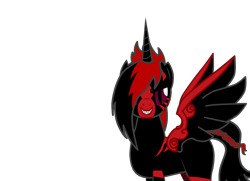 Size: 900x650 | Tagged: safe, artist:djvinylscratchlover, oc, oc only, oc:princess dark angels guard, alicorn, pony, pony creator, alicorn oc, solo