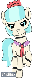 Size: 441x1067 | Tagged: safe, artist:neighday, coco pommel, cocobot, crossover, five nights at freddy's, solo