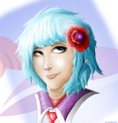 Size: 1500x1564 | Tagged: safe, artist:randomflakey, coco pommel, human, humanized, solo