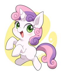 Size: 630x758 | Tagged: safe, artist:tomato mameta, sweetie belle, cute, diasweetes, solo