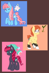 Size: 968x1444 | Tagged: safe, artist:tilforeverends, oc, oc only, oc:moonlit dream, oc:pumpkin seed, oc:wishful thinking