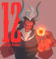 Size: 800x840 | Tagged: safe, artist:tc, derpibooru import, lord tirek, countdown, solo