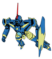 Size: 606x691 | Tagged: safe, edit, macross, macross 7, macross plus, mecha, recolor, thunderbolt, vf-11b, wonderbolts uniform