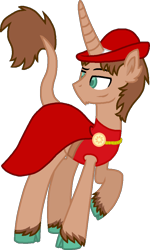 Size: 643x1069 | Tagged: safe, artist:starryoak, oc, oc only, oc:heroic armour, classical unicorn, pony, unicorn, cape, clothes, commission, hat, leonine tail, raised hoof, simple background, solo, transparent background, unshorn fetlocks