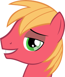 Size: 5996x7092 | Tagged: safe, artist:fuzzybrushy, big macintosh, earth pony, pony, absurd resolution, male, simple background, solo, stallion, transparent background, vector