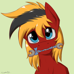 Size: 800x800 | Tagged: safe, artist:twotail813, oc, oc only, oc:gear, cute, looking at you, rcf community, wrench