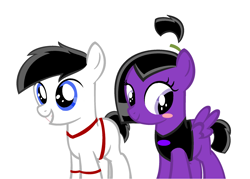 Size: 2372x1696 | Tagged: safe, artist:bronyhighfive63, colt, danny fenton, danny phantom, filly, foal, ponified, sam manson, solo