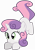 Size: 6513x9420 | Tagged: safe, artist:apony4u, sweetie belle, pony, unicorn, absurd resolution, cute, diasweetes, female, filly, simple background, smiling, solo, transparent background, vector