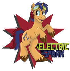 Size: 1327x1350 | Tagged: safe, artist:spainfischer, oc, oc only, oc:electric spark, pony, unicorn, goggles