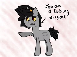 Size: 2056x1536 | Tagged: safe, artist:night_wisp, homestuck, karkat vantas, ponified, solo, vulgar