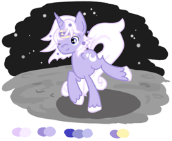 Size: 713x582 | Tagged: safe, artist:ask-the-fantasy-ponies, cecil harvey, final fantasy, final fantasy iv, moon, ponified, solo