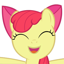 Size: 3555x3555 | Tagged: safe, artist:comfydove, apple bloom, adorabloom, bronybait, cute, eyes closed, high res, hug, resistance is futile, simple background, solo, transparent background, vector