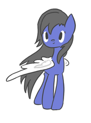 Size: 323x433 | Tagged: safe, artist:ask-the-fantasy-ponies, final fantasy, final fantasy viii, ponified, rinoa heartilly, solo