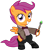 Size: 826x967 | Tagged: safe, artist:cloudyglow, scootaloo, alternate costumes, blazer, boots, bowtie, clothes, doctor who, eleventh doctor, madeleine peters, matt smith, shirt, shoes, simple background, sonic screwdriver, trousers