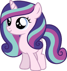 Size: 455x482 | Tagged: safe, artist:archerinblue, oc, oc only, oc:love bloom, female, filly, offspring, parent:princess cadance, parent:shining armor, parents:shiningcadance, simple background, solo, transparent background