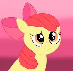 Size: 1819x1750 | Tagged: safe, artist:ced75, apple bloom, earth pony, pony, female, filly, gradient background, solo