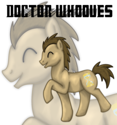 Size: 968x1028 | Tagged: safe, artist:maerafey, doctor whooves, earth pony, pony, brown coat, brown mane, male, solo, stallion