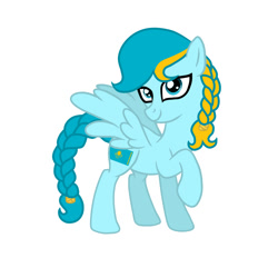 Size: 1000x1000 | Tagged: safe, artist:richardinya, oc, oc only, kazakhstan, nation ponies, solo