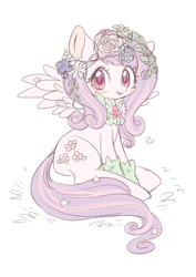 Size: 700x990 | Tagged: safe, artist:nitronic, oc, oc only, oc:floating s petal, solo