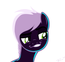 Size: 800x761 | Tagged: safe, artist:gryphonia, danny phantom, ponified, smugdash, solo