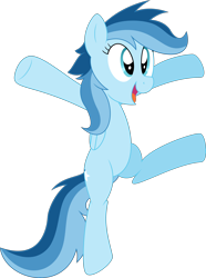 Size: 3000x4038 | Tagged: safe, artist:overlord-derpy, oc, oc only, oc:shooting star, offspring, parent:rainbow dash, parent:soarin', parents:soarindash, simple background, solo, transparent background, vector