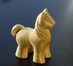 Size: 1500x1357 | Tagged: safe, artist:awadd, big macintosh, earth pony, pony, carving, male, solo, stallion