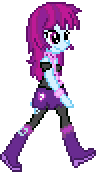 Size: 96x172 | Tagged: safe, artist:botchan-mlp, mystery mint, equestria girls, animated, background human, cute, desktop ponies, female, mysterybetes, pixel art, simple background, solo, sprite, teenager, transparent background, walk cycle