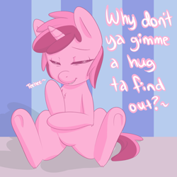 Size: 1000x1000 | Tagged: safe, artist:tentacuddles, ruby pinch, ask, ask pinchy, solo, tumblr