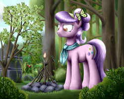 Size: 1000x800 | Tagged: safe, artist:subjectbubblegum, suri polomare, pony, campfire, mane