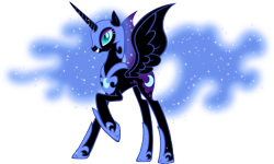 Size: 8197x4926 | Tagged: safe, artist:moongazeponies, nightmare moon, absurd resolution, simple background, solo, transparent background, vector