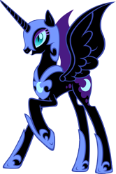 Size: 3237x4882 | Tagged: safe, artist:moongazeponies, nightmare moon, absurd resolution, simple background, solo, transparent background, vector