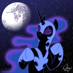 Size: 800x804 | Tagged: safe, artist:omny87, nightmare moon, alicorn, pony, mare in the moon, meme, moon, pacha, solo, when x just right