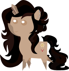 Size: 660x681 | Tagged: safe, artist:embozine, oc, oc only, oc:smoky quartz, solo