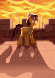 Size: 1864x2616 | Tagged: safe, artist:eriada, daring do, pegasus, pony, female, mare, solo, wings