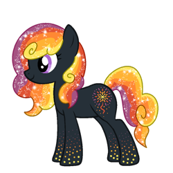 Size: 600x600 | Tagged: safe, artist:goldbullet, artist:icongoldbullet, earth pony, pony, pony creator, fireworks, new year, shiny, solo