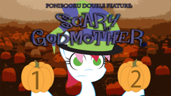 Size: 900x506 | Tagged: safe, artist:daisyhead, oc, oc only, oc:flicker, ponibooru film night, scary godmother: halloween spooktacular, scary godmother: the revenge of jimmy