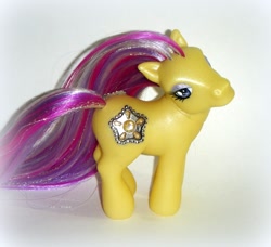 Size: 750x684 | Tagged: safe, artist:kalavista, princess starburst, g1, g3, custom, g1 to g3, generation leap, irl, photo, solo, toy