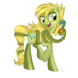 Size: 700x700 | Tagged: safe, artist:swanlullaby, oc, oc only, oc:snake charmer, earth pony, pony, snake, feather, female, mare, peacock feathers, solo