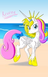 Size: 1600x2560 | Tagged: safe, artist:navanastra, oc, oc only, oc:revena, alicorn, pony, alicorn oc, female, solo