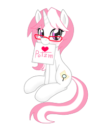 Size: 1600x2000 | Tagged: safe, artist:potzm, oc, oc only, oc:lawyresearch, pony, unicorn, glasses, solo