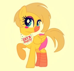 Size: 914x875 | Tagged: safe, artist:lexiangelo12, chicken, pegasus, pony, cute, five nights at freddy's, five nights at freddy's 2, ponified, toy chica