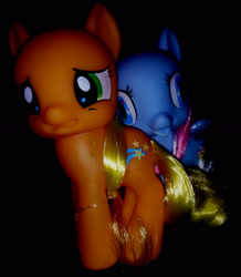 Size: 2000x2289 | Tagged: safe, behind you, bootleg, concerned pony, creepy, nightmare fuel, toy