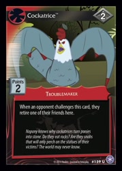 Size: 372x520 | Tagged: safe, cockatrice, card, ccg, enterplay, mlp trading card game