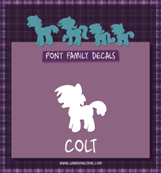 Size: 550x593 | Tagged: safe, pony, colt, decal, mane, solo