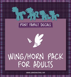 Size: 550x593 | Tagged: safe, pony, decal, horn, mane, wings