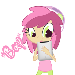 Size: 1000x1000 | Tagged: safe, artist:tentacuddles, ruby pinch, human, ask, ask pinchy, hat, humanized, solo, tumblr